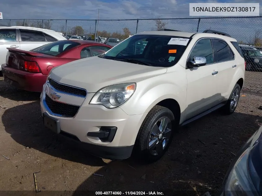 1GNALDEK9DZ130817 2013 Chevrolet Equinox 1Lt