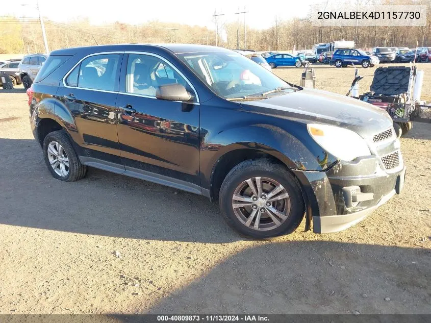 2013 Chevrolet Equinox Ls VIN: 2GNALBEK4D1157730 Lot: 40809873