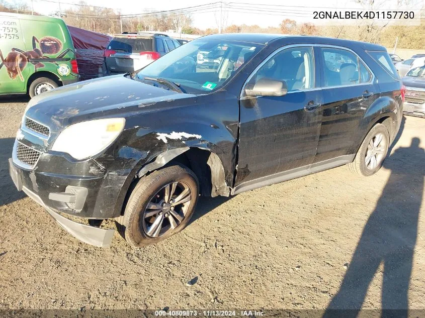 2013 Chevrolet Equinox Ls VIN: 2GNALBEK4D1157730 Lot: 40809873