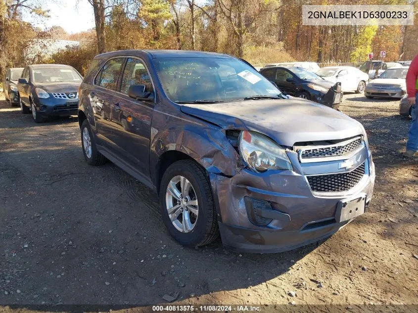 2013 Chevrolet Equinox Ls VIN: 2GNALBEK1D6300233 Lot: 40813575