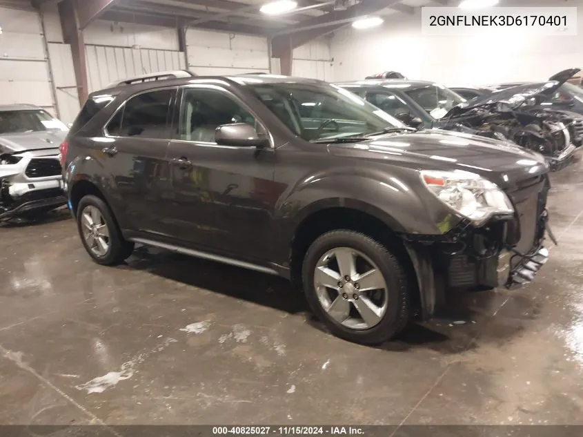 2013 Chevrolet Equinox 2Lt VIN: 2GNFLNEK3D6170401 Lot: 40825027