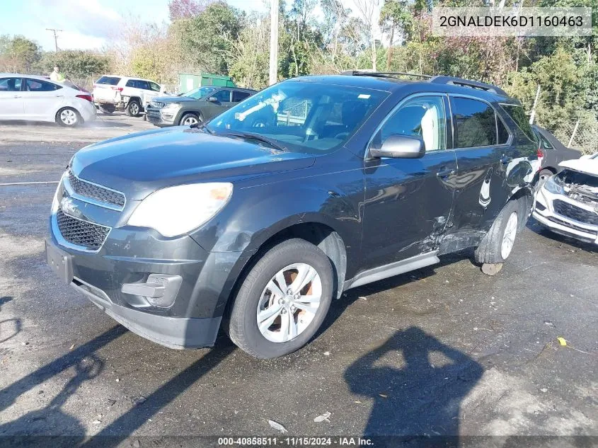 2013 Chevrolet Equinox 1Lt VIN: 2GNALDEK6D1160463 Lot: 40858511