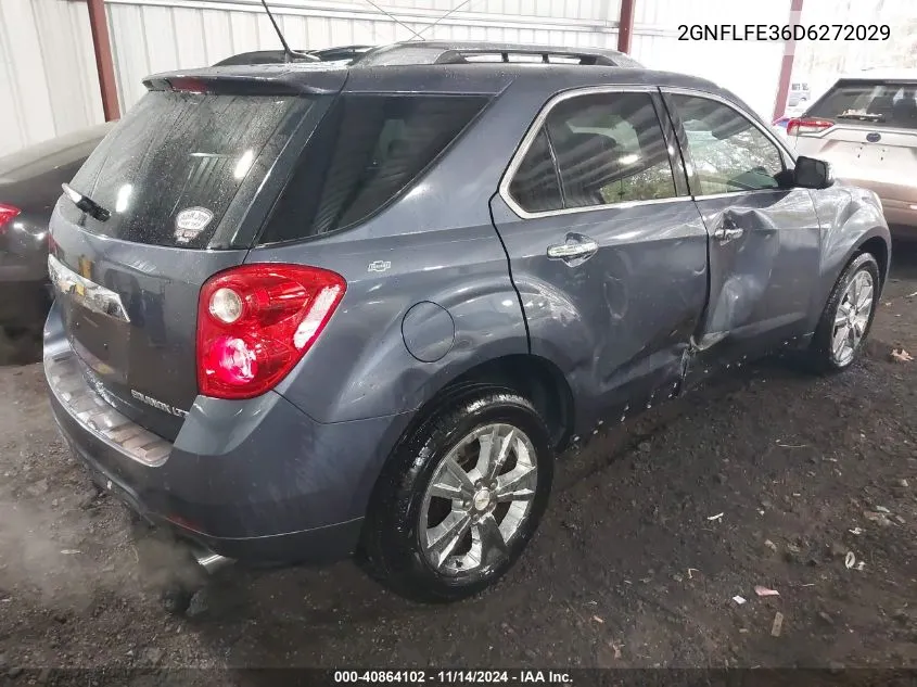 2013 Chevrolet Equinox Ltz VIN: 2GNFLFE36D6272029 Lot: 40864102