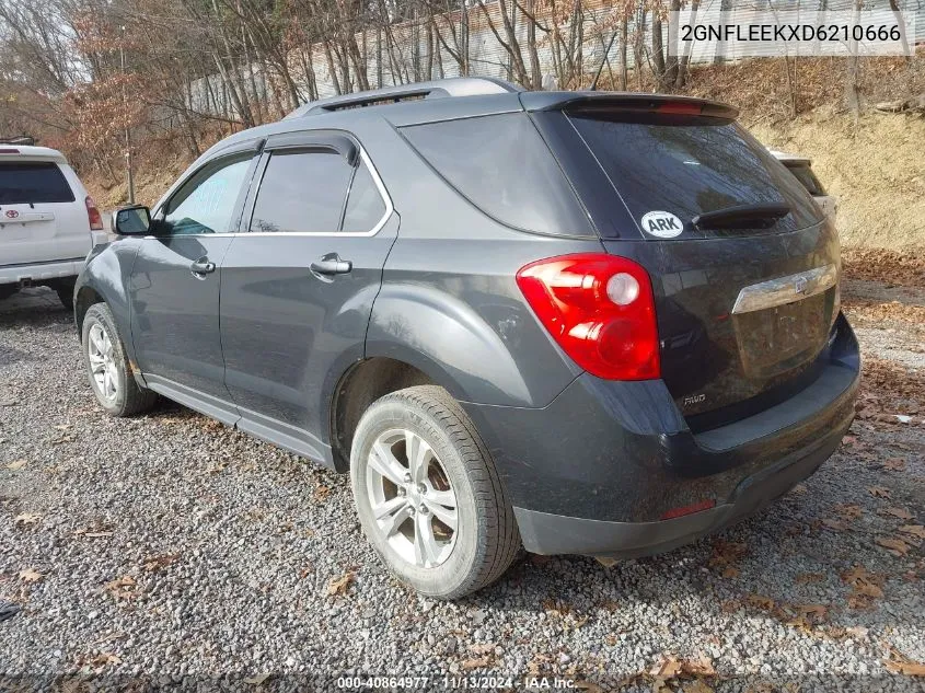 2013 Chevrolet Equinox 1Lt VIN: 2GNFLEEKXD6210666 Lot: 40864977