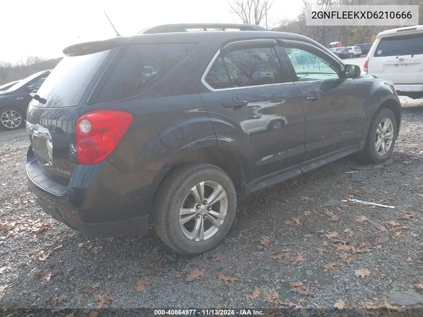 2013 Chevrolet Equinox 1Lt VIN: 2GNFLEEKXD6210666 Lot: 40864977