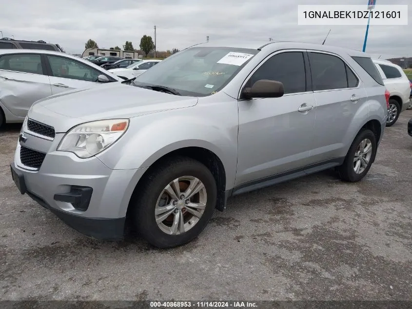 2013 Chevrolet Equinox Ls VIN: 1GNALBEK1DZ121601 Lot: 40868953