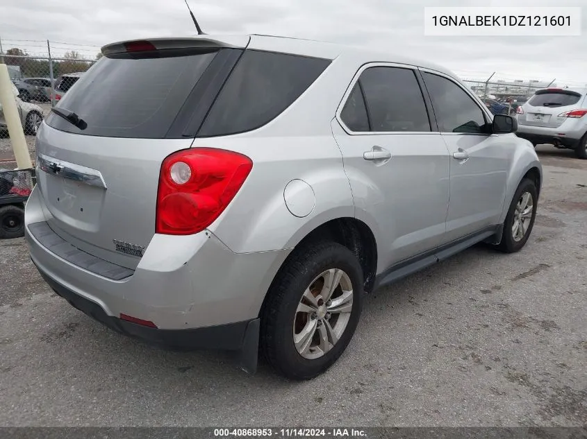 2013 Chevrolet Equinox Ls VIN: 1GNALBEK1DZ121601 Lot: 40868953