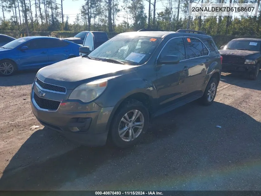 2013 Chevrolet Equinox 1Lt VIN: 2GNALDEK7D6168607 Lot: 40870493