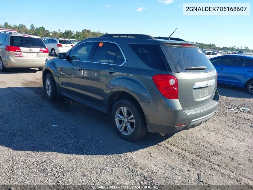 2013 Chevrolet Equinox 1Lt VIN: 2GNALDEK7D6168607 Lot: 40870493