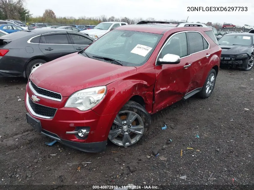 2GNFLGE3XD6297733 2013 Chevrolet Equinox Ltz