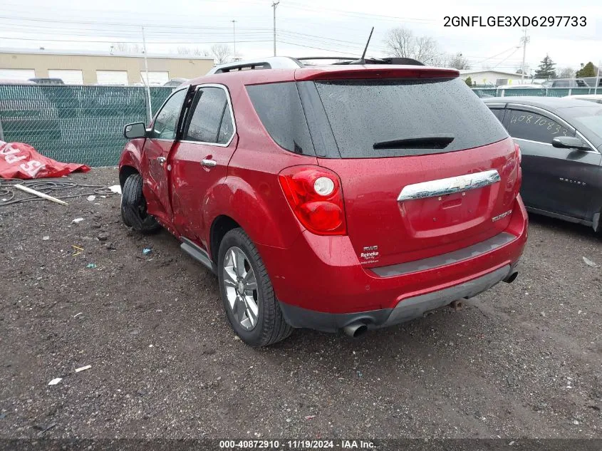 2GNFLGE3XD6297733 2013 Chevrolet Equinox Ltz