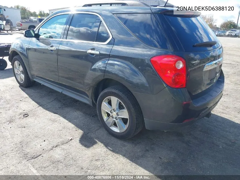 2013 Chevrolet Equinox 1Lt VIN: 2GNALDEK5D6388120 Lot: 40876508