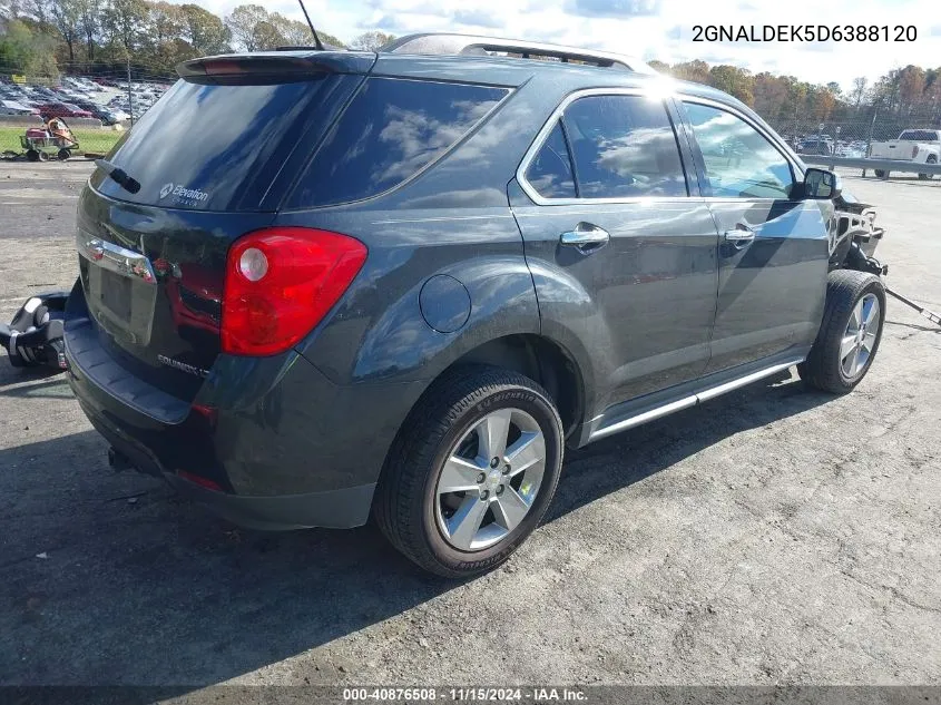 2013 Chevrolet Equinox 1Lt VIN: 2GNALDEK5D6388120 Lot: 40876508