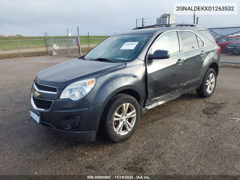 2013 Chevrolet Equinox 1Lt VIN: 2GNALDEKXD1263532 Lot: 40900867