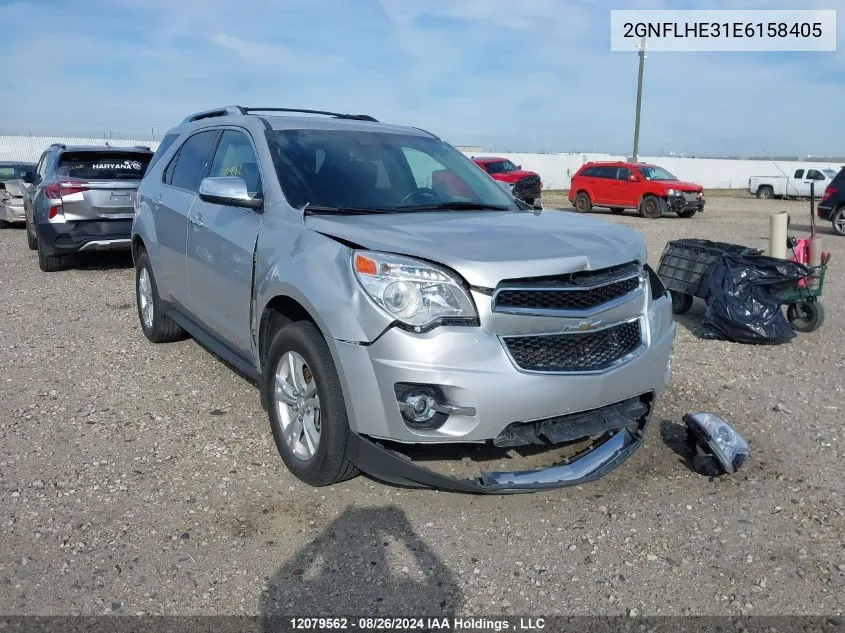 2014 Chevrolet Equinox VIN: 2GNFLHE31E6158405 Lot: 12079562