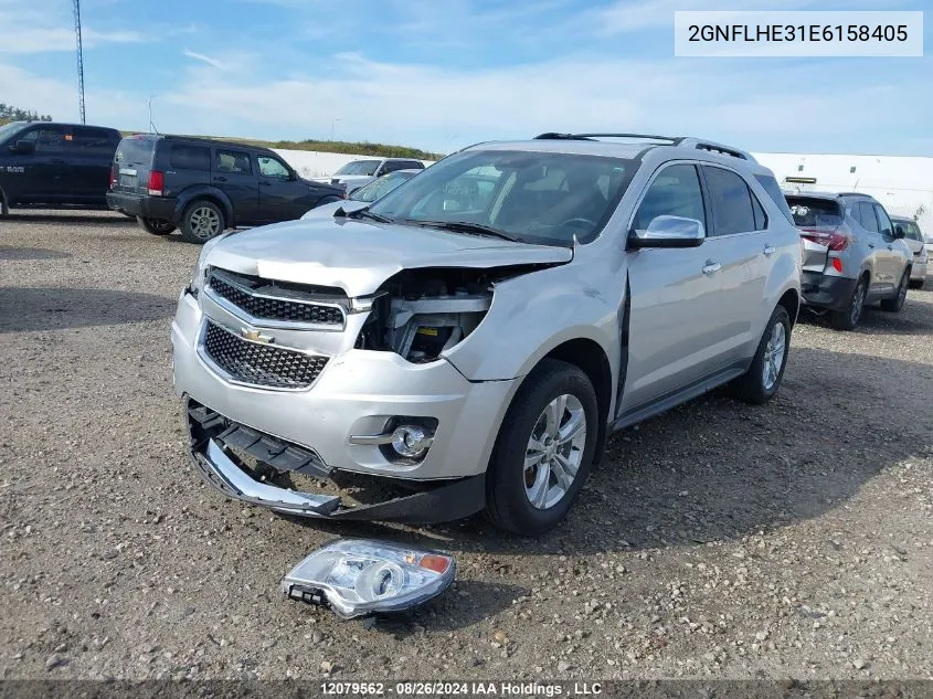 2014 Chevrolet Equinox VIN: 2GNFLHE31E6158405 Lot: 12079562