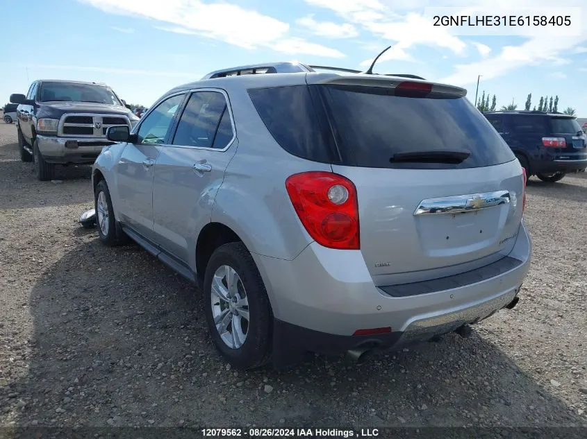 2014 Chevrolet Equinox VIN: 2GNFLHE31E6158405 Lot: 12079562