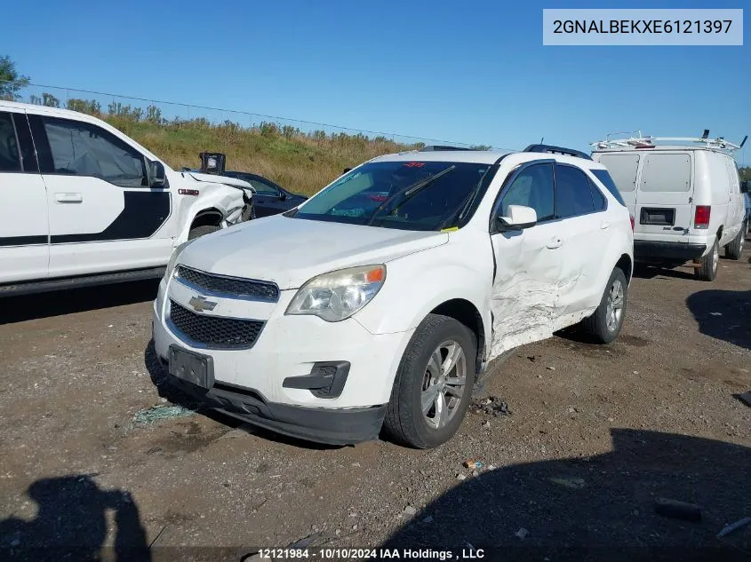 2014 Chevrolet Equinox VIN: 2GNALBEKXE6121397 Lot: 12121984