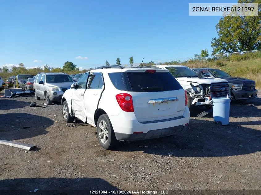 2014 Chevrolet Equinox VIN: 2GNALBEKXE6121397 Lot: 12121984