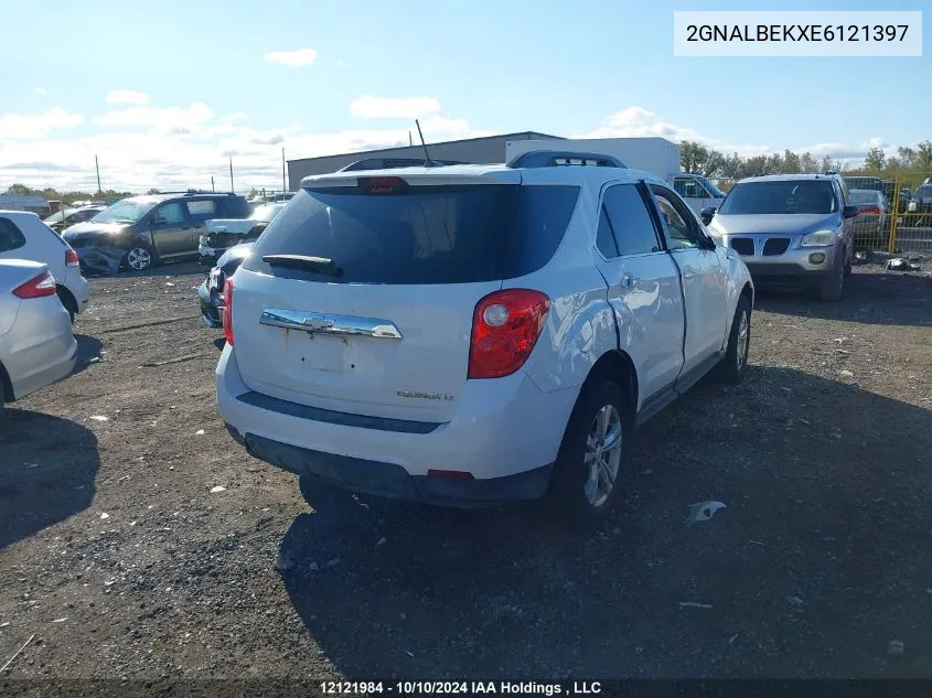 2014 Chevrolet Equinox VIN: 2GNALBEKXE6121397 Lot: 12121984