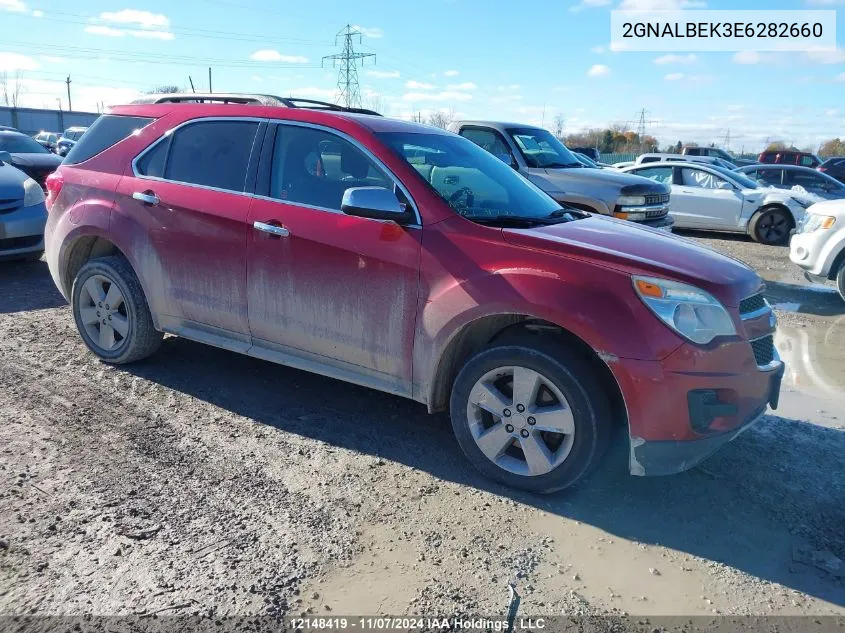 2014 Chevrolet Equinox VIN: 2GNALBEK3E6282660 Lot: 12148419