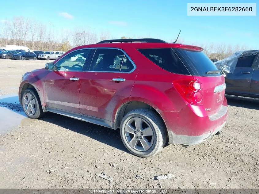 2014 Chevrolet Equinox VIN: 2GNALBEK3E6282660 Lot: 12148419