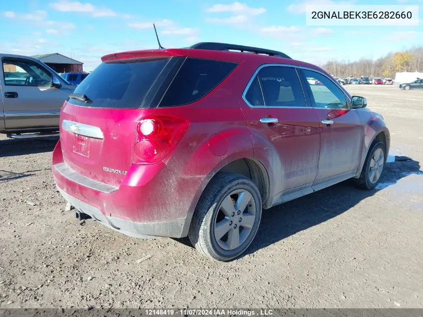 2014 Chevrolet Equinox VIN: 2GNALBEK3E6282660 Lot: 12148419