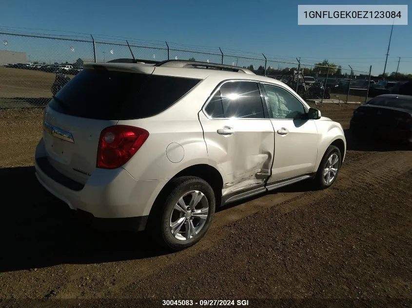 2014 Chevrolet Equinox Lt VIN: 1GNFLGEK0EZ123084 Lot: 30045083