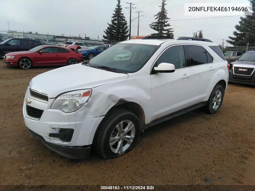 2014 Chevrolet Equinox VIN: 2GNFLFEK4E6194696 Lot: 30048163