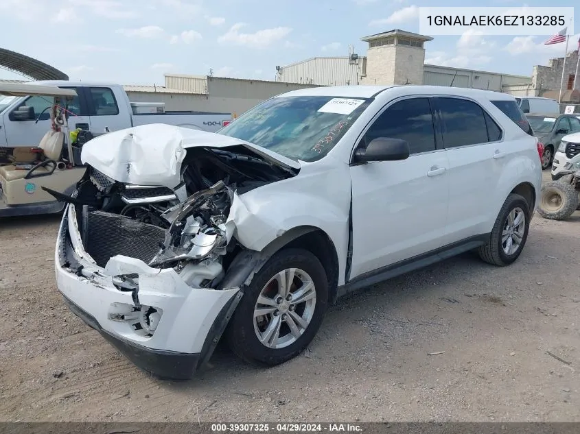 2014 Chevrolet Equinox Ls VIN: 1GNALAEK6EZ133285 Lot: 39307325