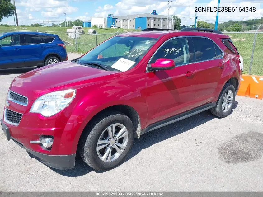 2014 Chevrolet Equinox 2Lt VIN: 2GNFLCE38E6164348 Lot: 39529309