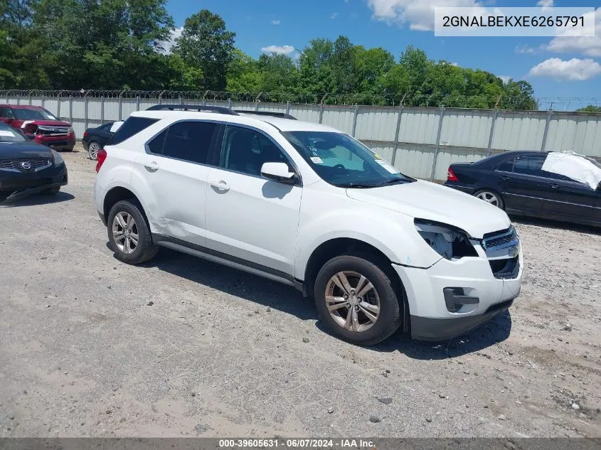 2014 Chevrolet Equinox 1Lt VIN: 2GNALBEKXE6265791 Lot: 39605631