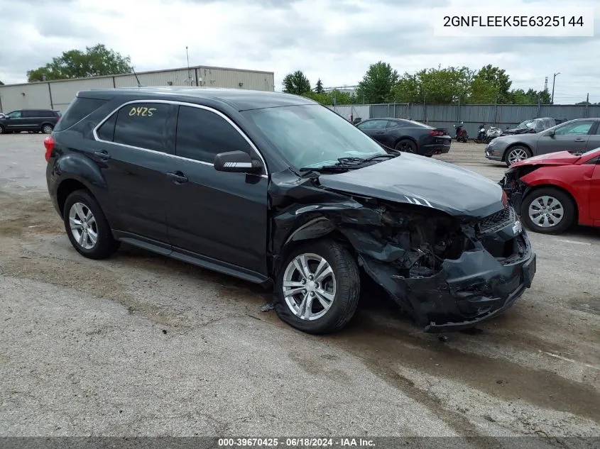 2GNFLEEK5E6325144 2014 Chevrolet Equinox Ls