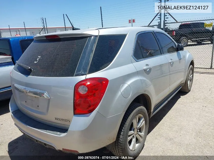 2014 Chevrolet Equinox Ls VIN: 1GNALAEK9EZ124127 Lot: 39763074