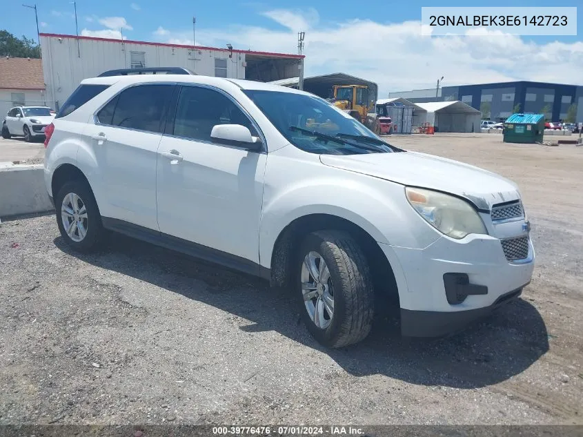 2014 Chevrolet Equinox 1Lt VIN: 2GNALBEK3E6142723 Lot: 39776476