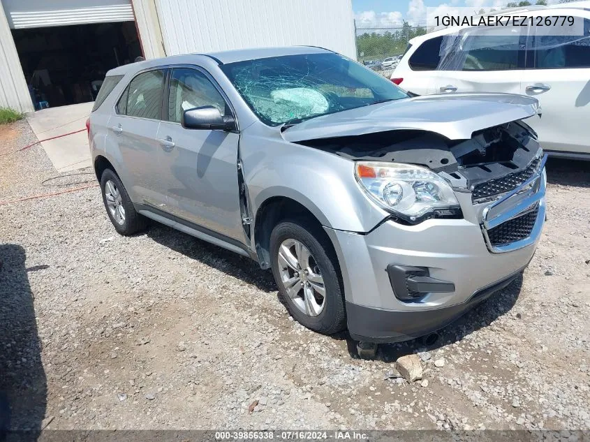 2014 Chevrolet Equinox Ls VIN: 1GNALAEK7EZ126779 Lot: 39856338