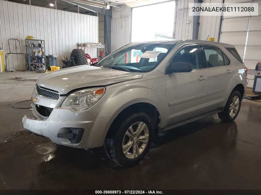 2014 Chevrolet Equinox Ls VIN: 2GNALAEK8E1112088 Lot: 39888973