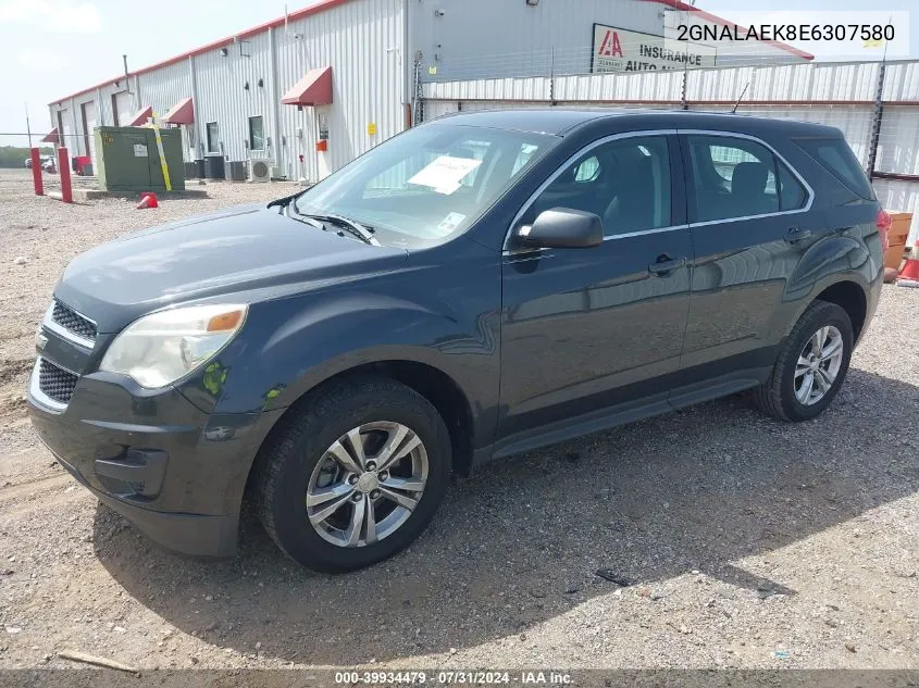 2014 Chevrolet Equinox Ls VIN: 2GNALAEK8E6307580 Lot: 39934479