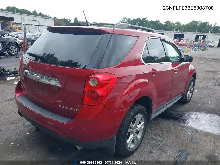 2014 Chevrolet Equinox 1Lt VIN: 2GNFLFE38E6308708 Lot: 39935363