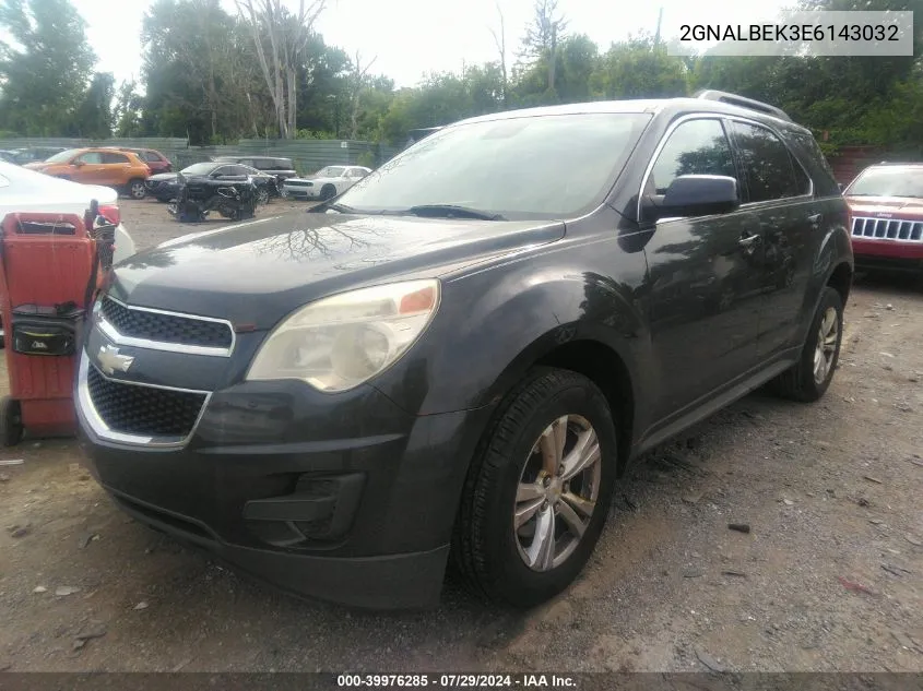 2014 Chevrolet Equinox 1Lt VIN: 2GNALBEK3E6143032 Lot: 39976285