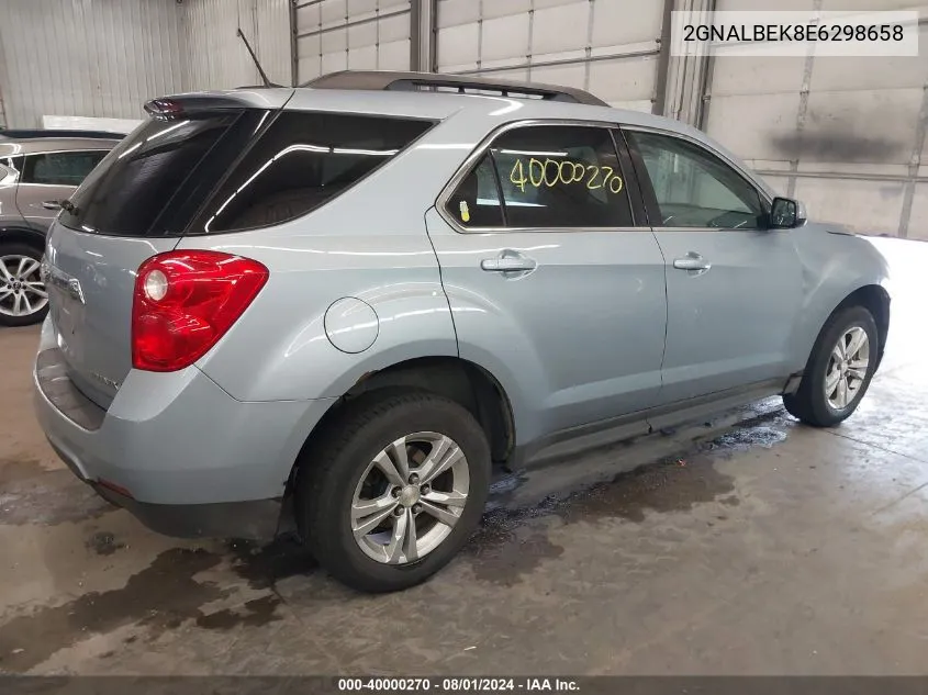 2014 Chevrolet Equinox 1Lt VIN: 2GNALBEK8E6298658 Lot: 40000270