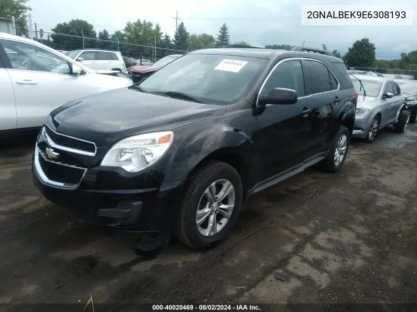 2014 Chevrolet Equinox 1Lt VIN: 2GNALBEK9E6308193 Lot: 40020469