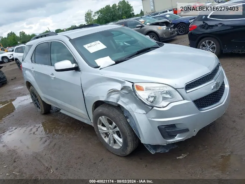 2014 Chevrolet Equinox 1Lt VIN: 2GNALBEK1E6279403 Lot: 40021174