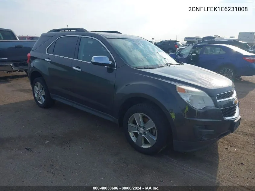 2014 Chevrolet Equinox 1Lt VIN: 2GNFLFEK1E6231008 Lot: 40030606