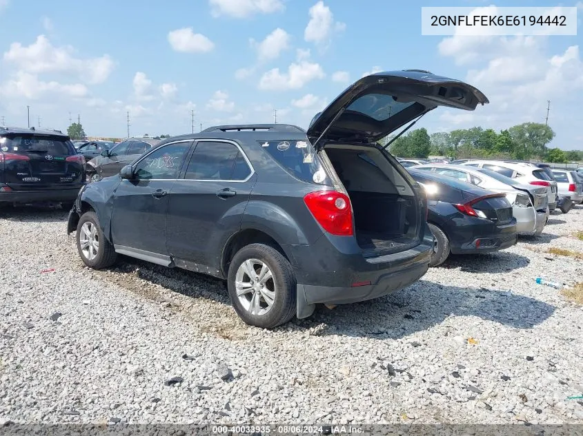 2014 Chevrolet Equinox 1Lt VIN: 2GNFLFEK6E6194442 Lot: 40033935