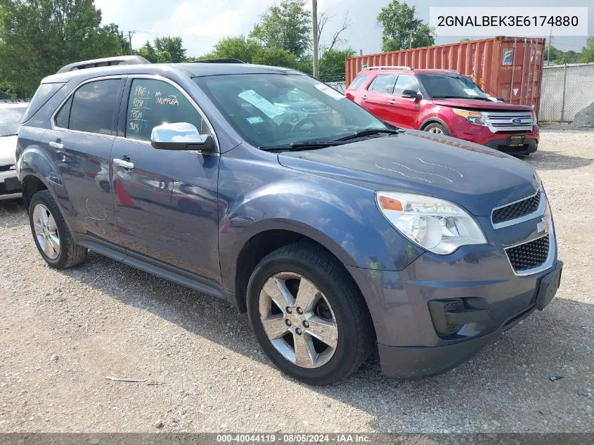 2014 Chevrolet Equinox 1Lt VIN: 2GNALBEK3E6174880 Lot: 40044119