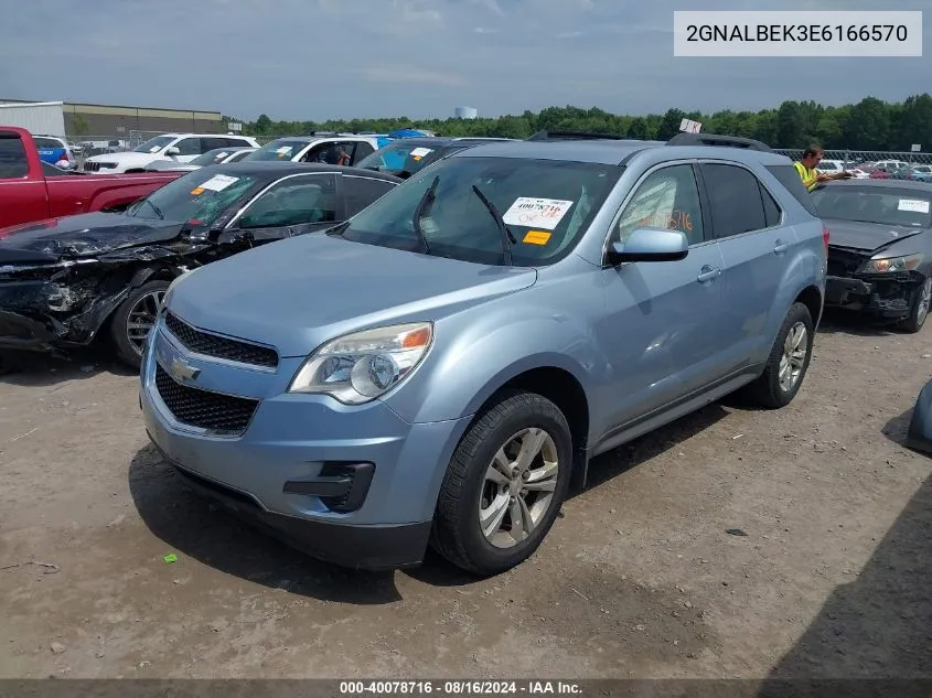 2014 Chevrolet Equinox 1Lt VIN: 2GNALBEK3E6166570 Lot: 40078716