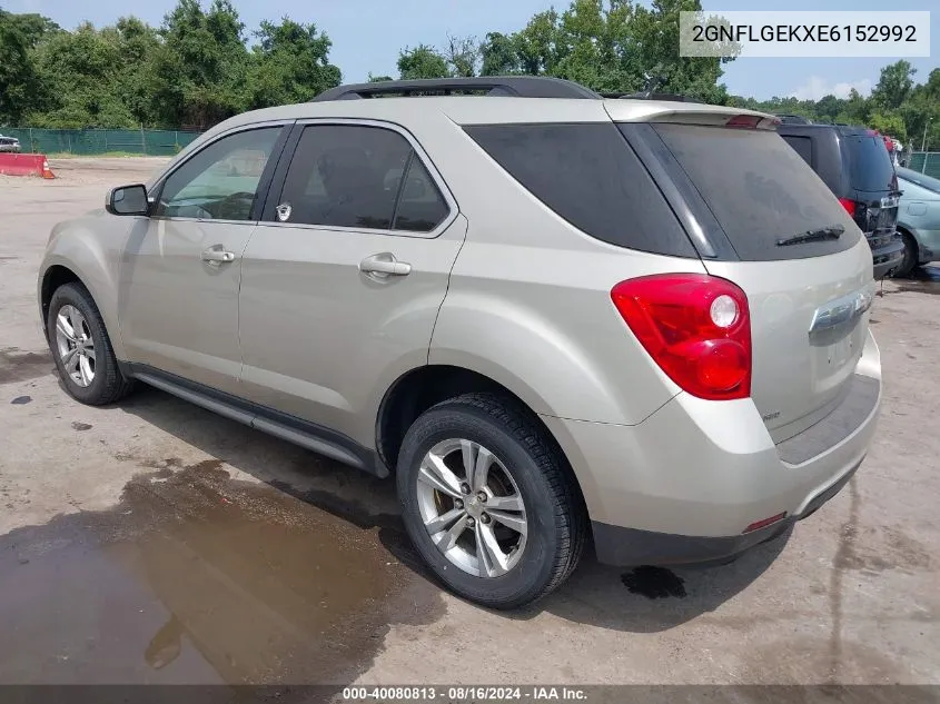 2GNFLGEKXE6152992 2014 Chevrolet Equinox 2Lt