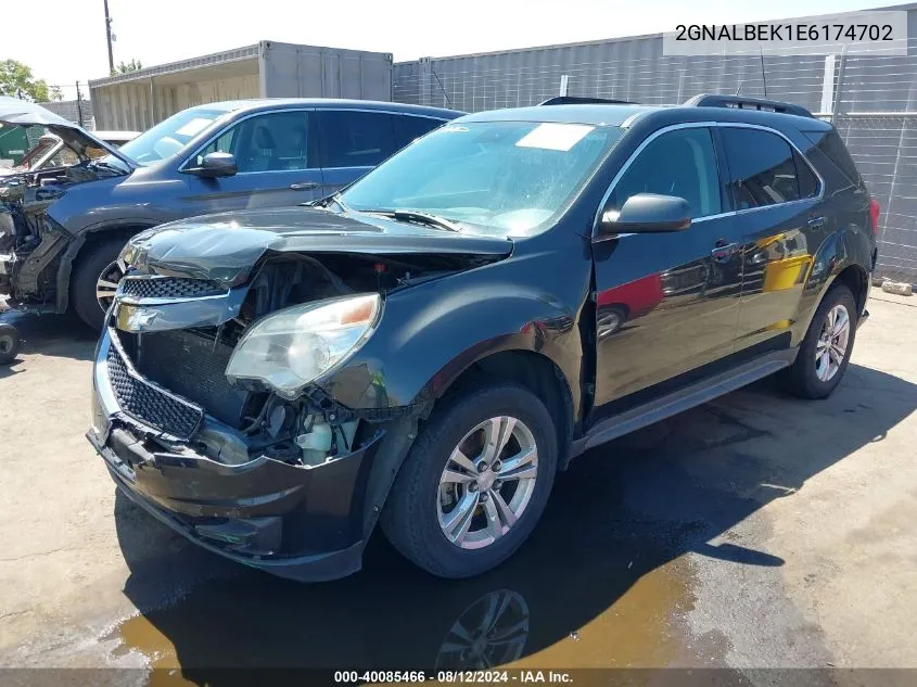 2014 Chevrolet Equinox 1Lt VIN: 2GNALBEK1E6174702 Lot: 40085466