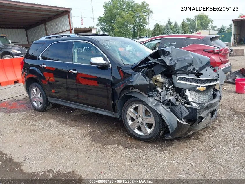 2014 Chevrolet Equinox Ltz VIN: 2GNALDEK5E6205123 Lot: 40088723